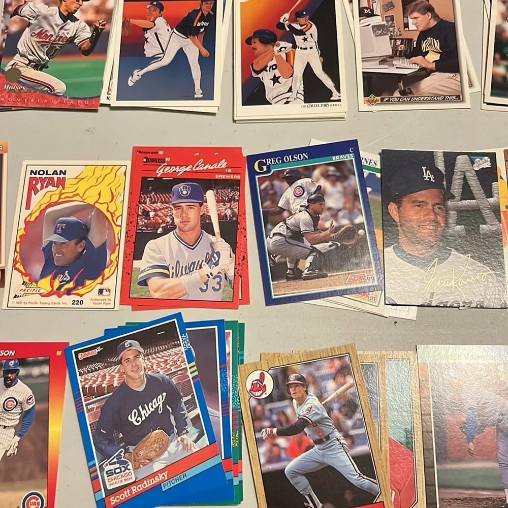 80s 90s Baseball Cards Misc. Lot Donruss Topps Star Score Upper Deck Ryan Ripken